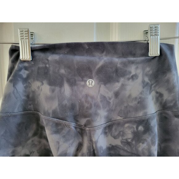 Lululemon Womens Wunder Under Gray Camo size 4 High Waist luxtreme legging yoga - Picture 4 of 6